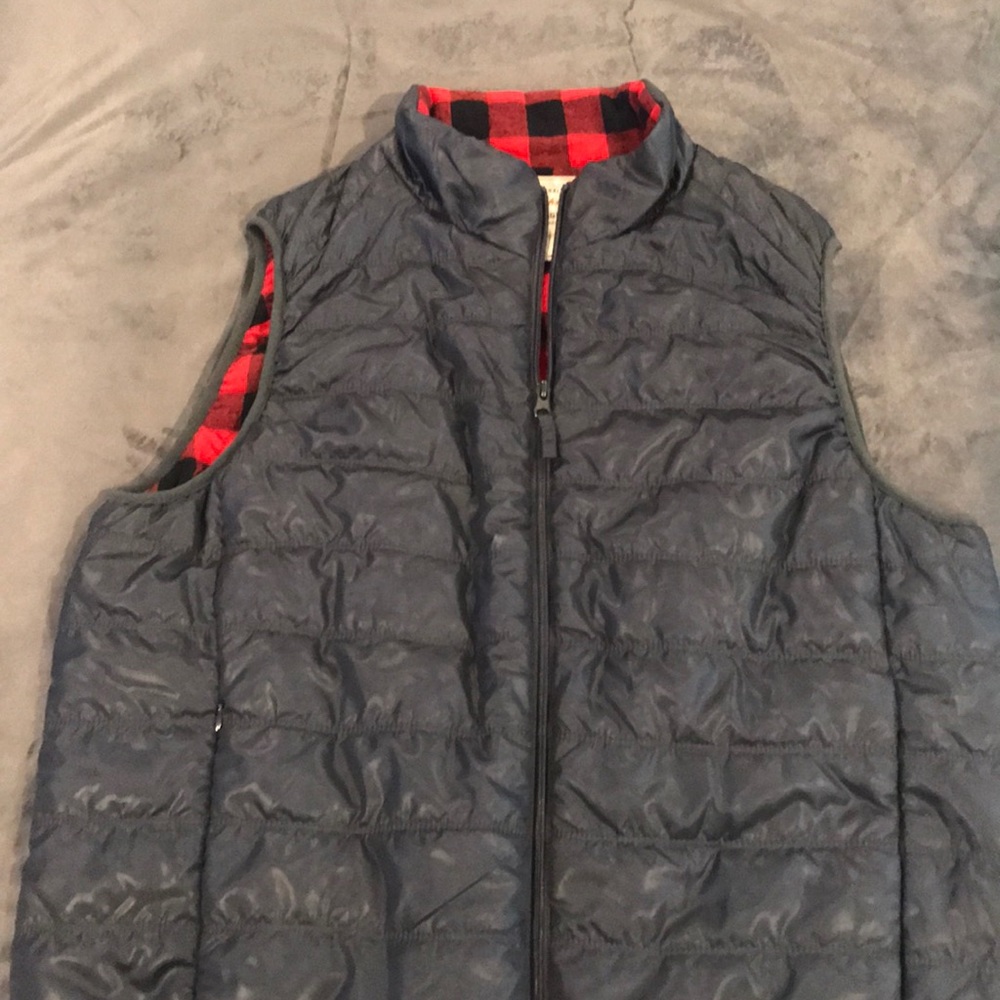 Weatherproof flannel vest